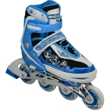 CE-Qualität Kinder Roller Skate Schuhe Push Button (CK-803)